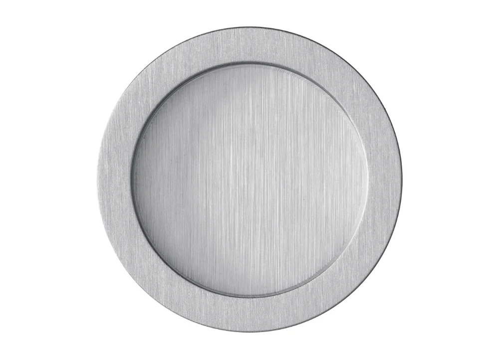 AURA Round Flush Pull Handle Set For Sliding Pocket Door - Image 2