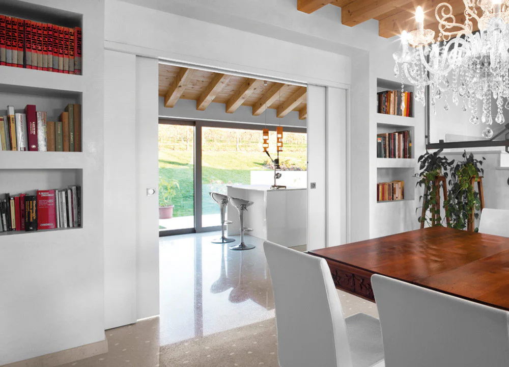 Classic DOUBLE Pocket Door System - Beech Jambs - Image 11