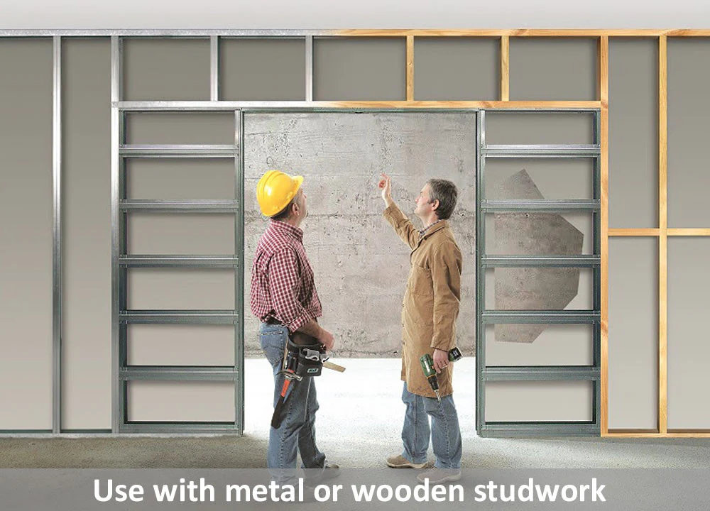 Classic DOUBLE Pocket Door System - Beech Jambs - Image 9