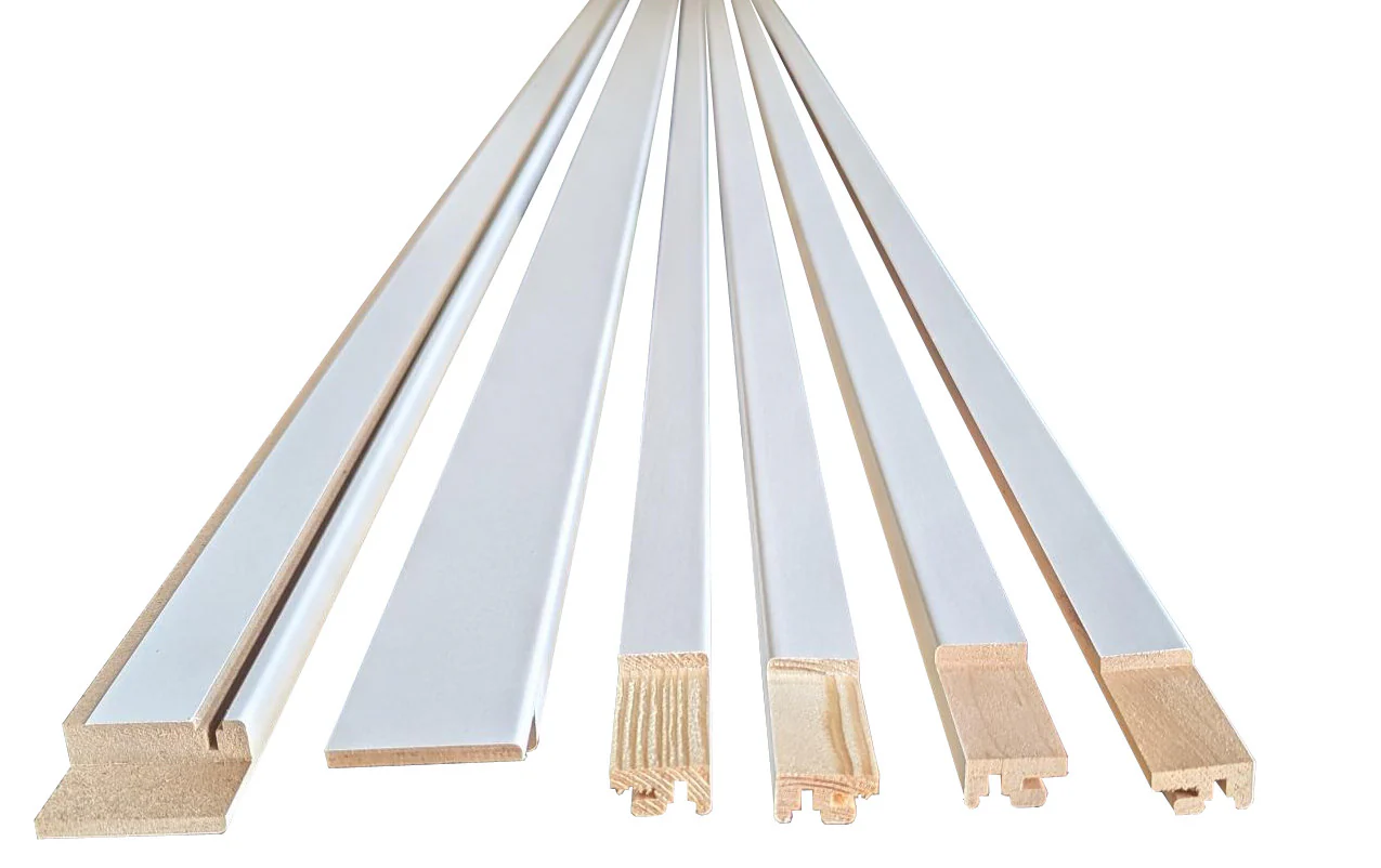 Classic DOUBLE Pocket Door System - White Jambs - Image 2