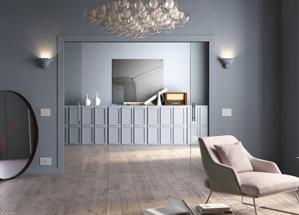 Classic DOUBLE WIRING-READY Pocket Door System - Image 4