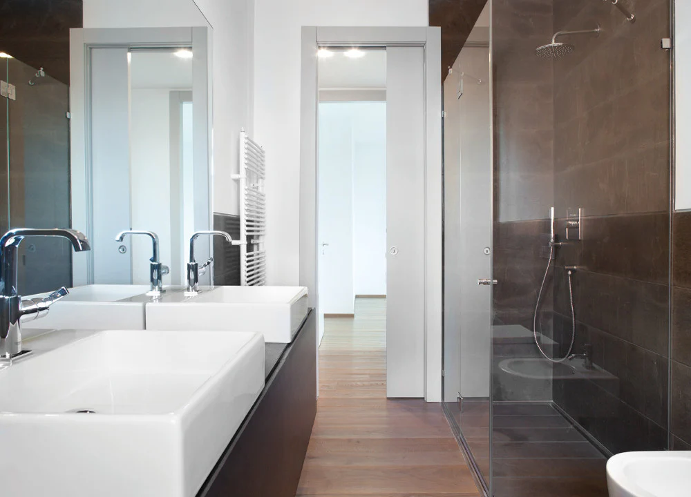 Classic SINGLE Pocket Door System- Beech Jambs - Image 16