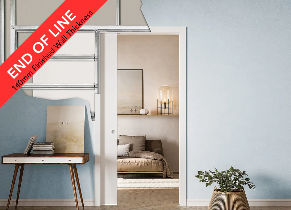 Classic SINGLE Pocket Door System- Beech Jambs - Image 6