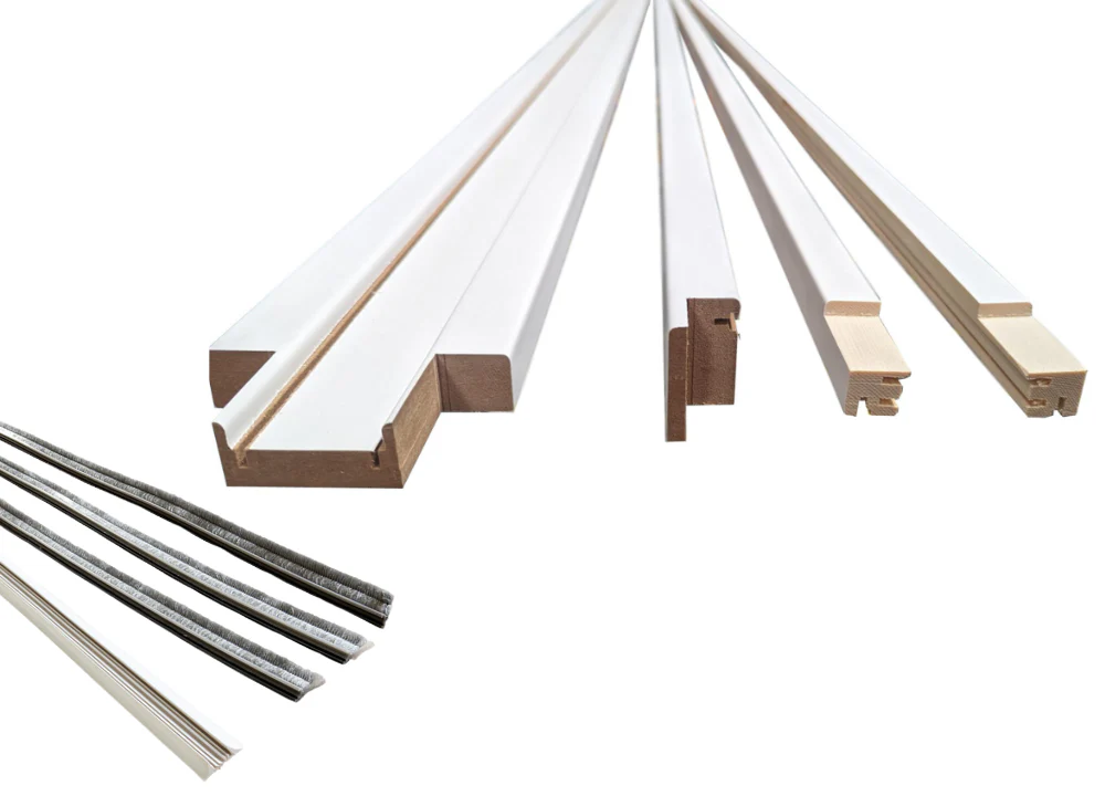 Classic SINGLE Pocket Door System - White Jambs - Image 4