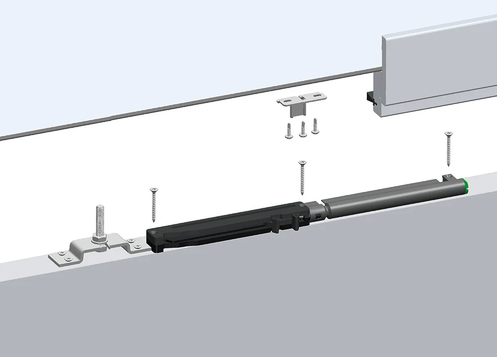 Eclisse Soft Closing Kit for 40-50Kg Wooden Door - Image 4
