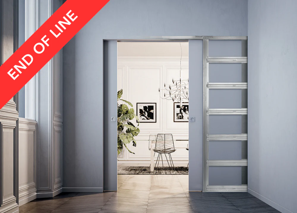END OF LINE: Syntesis® Flush DOUBLE Pocket Door System - Image 2