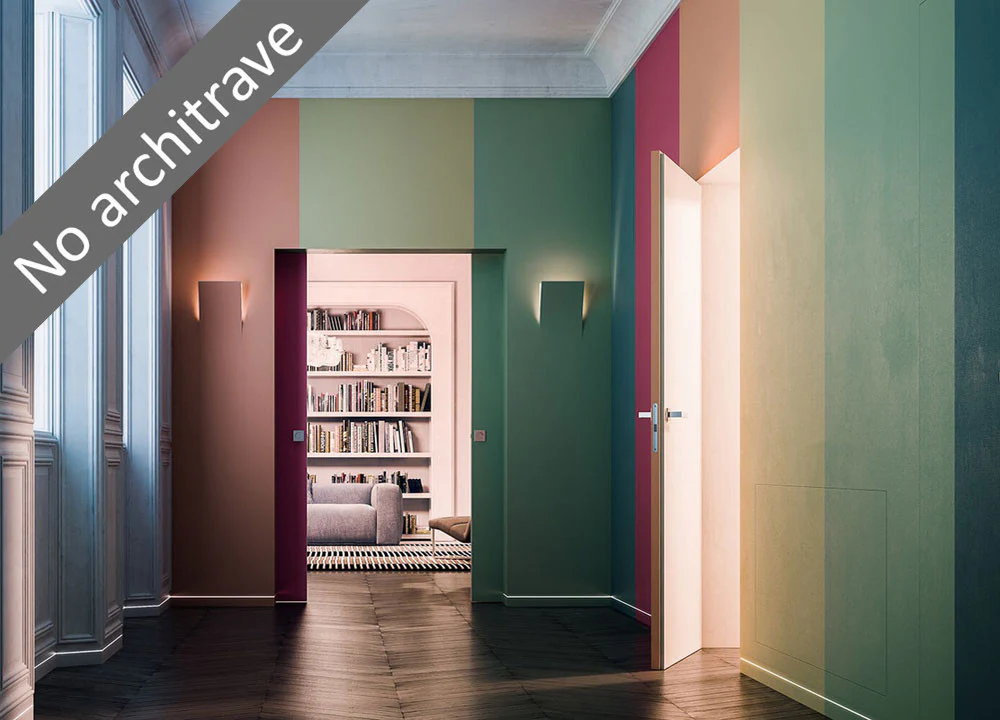 Syntesis® Flush DOUBLE WIRING-READY Pocket Door System  - New Sizing