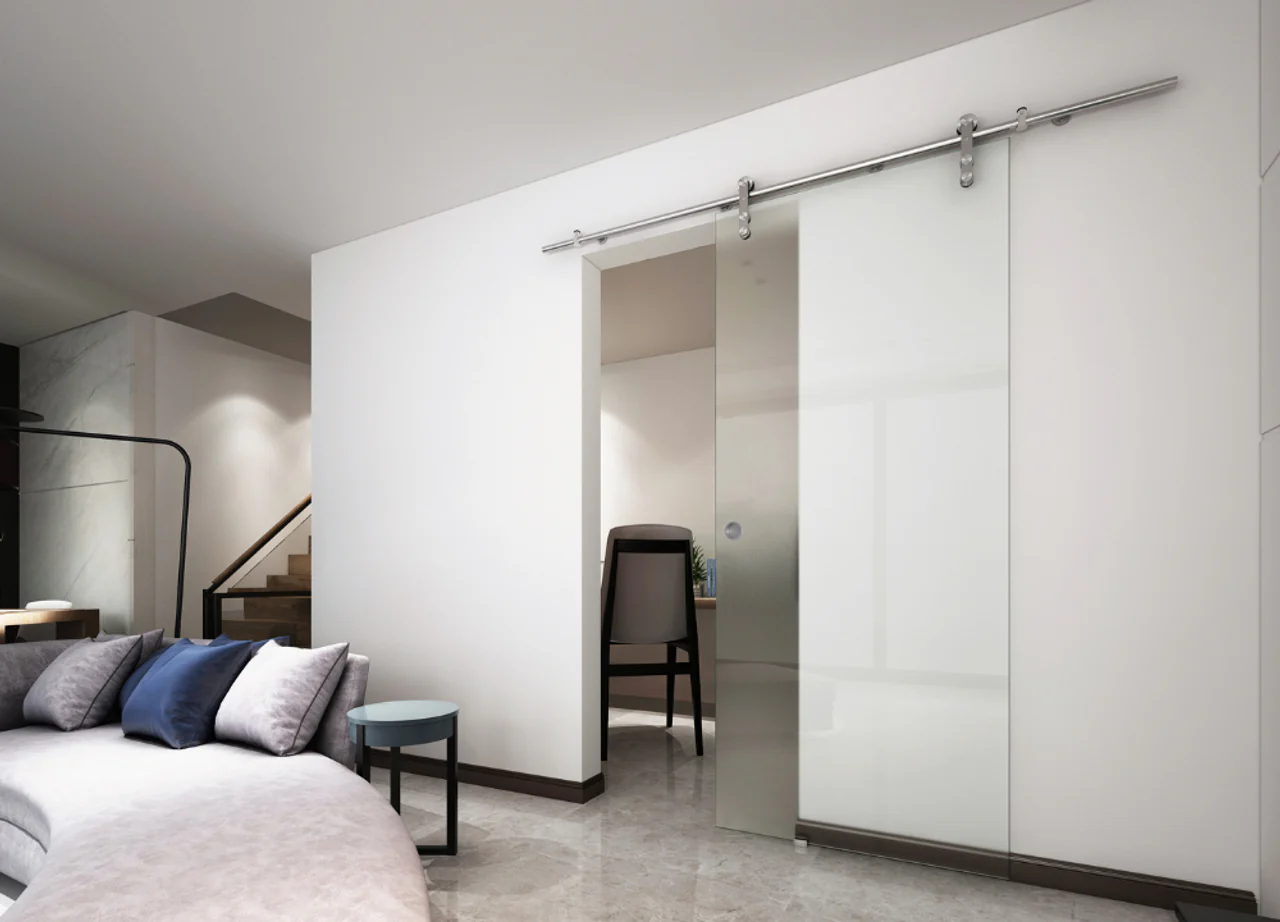 Vetroglide Classic Sliding Glass Interior Door System - Right to Left (SX)