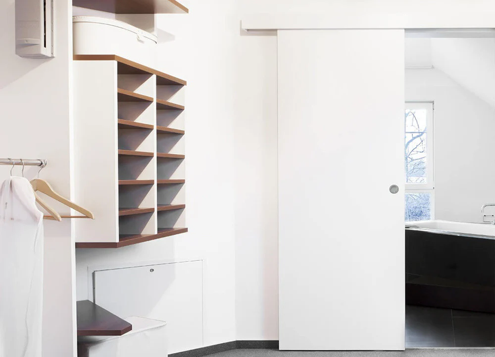 Wall Mounted Sliding Door Kit and Pelmet- 2m Track- Paris 2 - Image 5