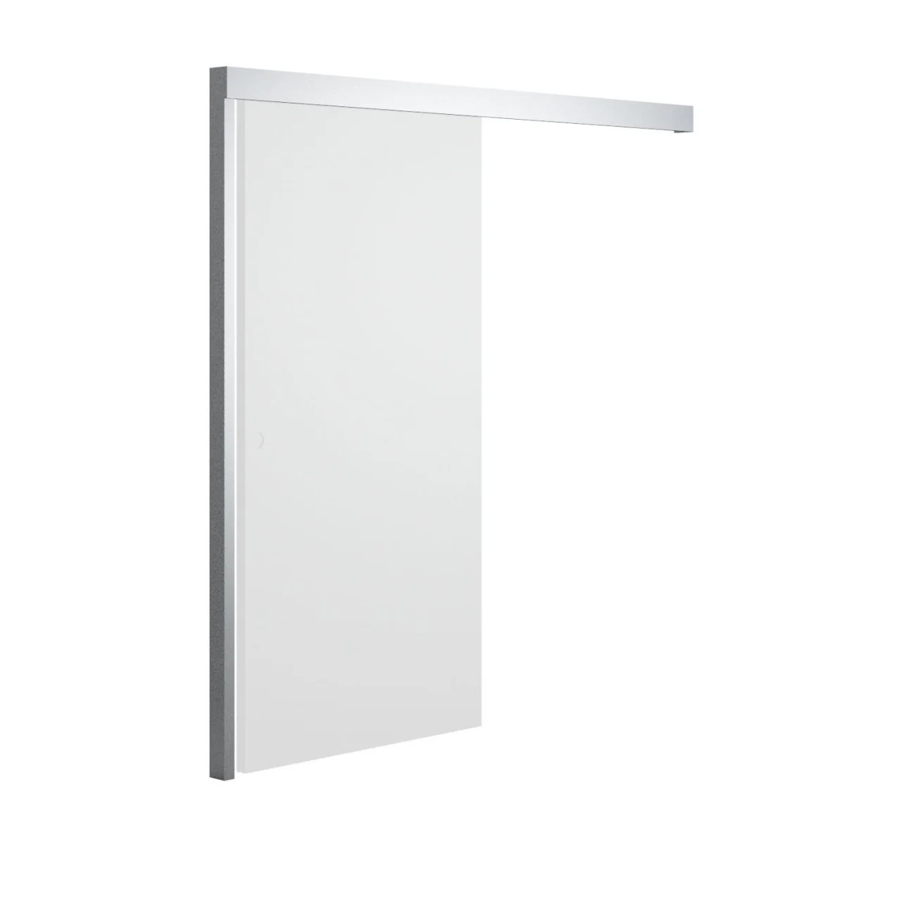 Wall Mounted Sliding Door Kit, Pelmet and Door Post-2m Track-Paris 3 - Image 3